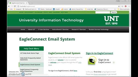 unt webmail